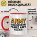 Armeesoldat Streitkräfte Tasse Geschenk Lustige Geschenkidee Spruch Armee Weil Als Kind Niemand Navy Gespielt Hat Rot Trendation