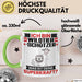 Wildtierschützer Tasse Geschenk für Wildtierschützer Geburtstag Lustiger Spruch Kaffee-Becher Was Ist Deine Superkraft Grün Trendation
