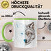Wolf Tasse Geschenk Geometrisch Realistisch Geteilt Geschenkidee Grün Trendation
