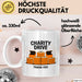 Wohltätigkeits Organisator Tasse Geschenk Lustige Geschenkidee Spruch Für Gebende Herzen Weiß Trendation