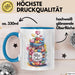 Liebe Romantisch Geburtstagsfeier Tasse Geschenk Lustige Geschenkidee Spruch Alles Liebe Blau Trendation