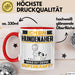 Hundenäher Tasse Geschenk für Hundenäher Geburtstag Lustiger Spruch Kaffee-Becher Was Ist Deine Superkraft Rot Trendation