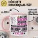 Pferdepfleger Geschenk Tasse Lustiger Spruch Erheben Sie Sich Der Pferdepfleger Betritt den Raum Rosa Trendation