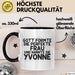 Yvonne Tasse Gott Formte Die Perfekte Frau Und Nannte Sie Yvonne Geschenk Schwarz Trendation