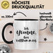 Yvonne Tasse Ich Yvonne, Bin Vollkommen Geschenk Schwarz Trendation
