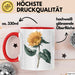 Sonnenblume Pflanze Tasse Geschenk Lustige Geschenkidee Rot Trendation