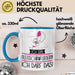 Geschenk für Gleitschirmfliegerin Tasse Lustige Geschenkidee Geburtstag Ich Bin Gleitschirmfliegerin Ich Darf Das Blau Trendation