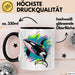 Wal Tier Tasse Geschenk Lustige Geschenkidee Spruch Schwarz Trendation