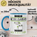 Modellbahnfan Tasse Geschenk Ich Bin Modellbahnfan Warum Weil Ich Es Kann Geschenkidee Geburtstag Blau Trendation