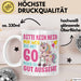 60. Geburtstag Tasse Frauen Geschenk Bitte Nur Kein Neid Nur Weil Ich mit 60 Noch So Gut Aussehe Mama Oma Weiß Trendation