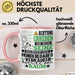 Hundebedarfsverkäufer Geschenk Tasse Lustiger Spruch Erheben Sie Sich Der Hundebedarfsverkäufer Betritt den Raum Rosa Trendation