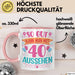 40er Geburtstag Tasse Geschenk Frauen So Gut Kann Man Mit 40 Aussehen Geschenkidee Geburtstag Rosa Trendation