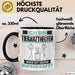 Tierarzthelfer Tasse Geschenk für Tierarzthelfer Geburtstag Lustiger Spruch Kaffee-Becher Was Ist Deine Superkraft Schwarz Trendation