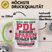 PDL Tasse Geschenk Lustiger Spruch Pflegeleitung Humorvolle Geschenkidee Grün Trendation