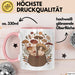 Sammler Tasse Geschenkidee für Wildnahrungs Entdecker Rosa Trendation