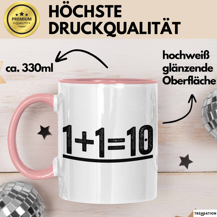 Informatik Softwareprogrammierer Tasse Geschenk Lustige Geschenkidee Spruch Rosa Trendation
