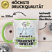 Eishockeyspieler Geschenk Tasse So Gut Kann Nur Ein Eishockeyspieler Aussehen Geschenkidee Kaffee-Becher Grün Trendation