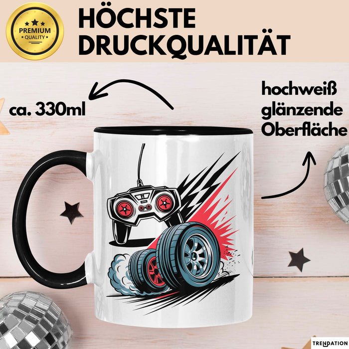 RC Car Fahrer Tasse Geschenkidee Fernsteuerungsauto Fan Geschenkidee Lustig Trendation