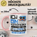 Systemadministrator Ausbildung Tasse Geschenk Ich Bin Systemadministrator In Der Ausbildung Ich Darf Das Geschenkidee Spruch Rosa Trendation
