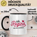 Regina Tasse Geschenk Ich Bin Vollkommen Regina Geschenkidee Geburtstag Schwarz Trendation