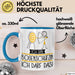 Geschenk für Bogenschützin Tasse Lustige Geschenkidee Geburtstag Ich Bin Bogenschützin Ich Darf Das Blau Trendation