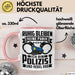 Polizist Tasse Geschenk Ruhig Bleiben Ich Bin Polizist Und Regel Das Geschenkidee Polizei Rosa Trendation