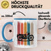 Retro Motorrad Tasse Geschenk Lustige Geschenkidee Spruch Blau Trendation