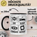 Gamer Tasse Geschenk Eat Sleep Conquer Repeat Geschenkidee Becher Trendation