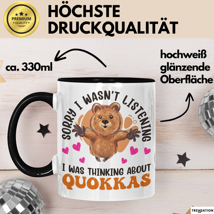 Quokka Tasse Geschenkidee Tier Liebhaberin Becher Trendation
