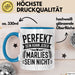 Marlies Tasse Geschenk Perfekt Sein Kann Jeder Geschenkidee Geburtstag Blau Trendation