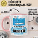 Surfer Geschenk Tasse So Gut Kann Nur Ein Surfer Aussehen Geschenkidee Kaffee-Becher Rosa Trendation