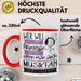 Musikfan Tasse Geschenk Spruch Wer Will Schon Prinzessin Sein Wenn Man Auch Musikfan Sein Kann Rot Trendation