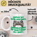 Humor Tasse Gamer – Geboren zum Zocken, gezwungen erwachsen zu sein – Lustiger Kaffee-Becher Geschenk für Gamer & Zocker Weiß Trendation