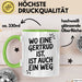 Gertrud Tasse Geschenk Wo Eine Gertrud Ist Ist Auch Ein Weg Geschenkidee Becher mit Name Grün Trendation