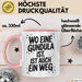 Gundula Tasse Geschenk Wo Eine Gundula Ist Ist Auch Ein Weg Geschenkidee Becher mit Name Rosa Trendation