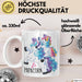 Tasse Geschenk Papacorn Lustiges Einhorn Design Becher Weiß Trendation