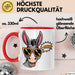 Esel Sonnenbrille Tasse Geschenk Lustige Geschenkidee Spruch Rot Trendation
