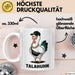 Talahuhn Huhn Tasse Geschenk Lustige Geschenkidee Spruch Weiß Trendation
