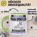 Para-Sportler Tasse Geschenk für Para-Sportler Geburtstag Lustiger Spruch Kaffee-Becher Was Ist Deine Superkraft Grün Trendation