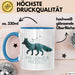 Fuchs Tierliebhaber Tasse Geschenk Lustige Geschenkidee Spruch Bewahren & Schützen Blau Trendation