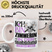 Zimmerin Ausbildung Start Geschenk Tasse Ich Bin Zimmerin In Der Ausbildung Ich Darf Das Kaffee-Becher Geschenkidee Weiß Trendation