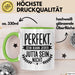 Jutta Tasse Geschenk Perfekt Sein Kann Jeder Geschenkidee Geburtstag Grün Trendation