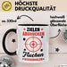 Sportschütze Tasse Geschenk Spruch Geschenkidee Geburtstag Zielen Abdrücken Fluchen Wiederholen Trendation
