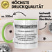 Rettungsdienst Notfallsanitäter Tasse Geschenk Lustige Geschenkidee Spruch Definition Rettungssanitäter Grün Trendation