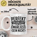 Marlies Tasse Geschenk Perfekt Sein Kann Jeder Geschenkidee Geburtstag Weiß Trendation