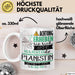 Pianistin Tasse Geschenk Lustiger Spruch Bitte Erheben Sie Sich Seine Majestät Die Pianistin Betritt Den Raum Weiß Trendation
