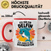 Delfin Tierliebhaber Tasse Geschenk Lustige Geschenkidee Spruch Ich Bin Ein Delfin Ich Arbeite Mit Behinderten Rot Trendation