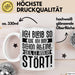 Lustige Tasse Mit SpruchIch Bleib So Wie Ich Bin Schon Alleine Weil Es Andere Stört Kaffee-Becher Sprüche Geschenkidee Kollege Weiß Trendation