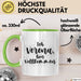 Verena Tasse Ich Verena, Bin Vollkommen Geschenk Grün Trendation