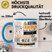 Live-Musik-Fan Tasse Geschenk Lustiger Spruch Bitte Erheben Sie Sich Seine Majestät Die Live-Musik-Fan Betritt Den Raum Blau Trendation